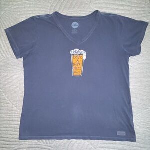 Life Is Good Crusher Tee ‘Peace, Love, & Hoppiness’ Top